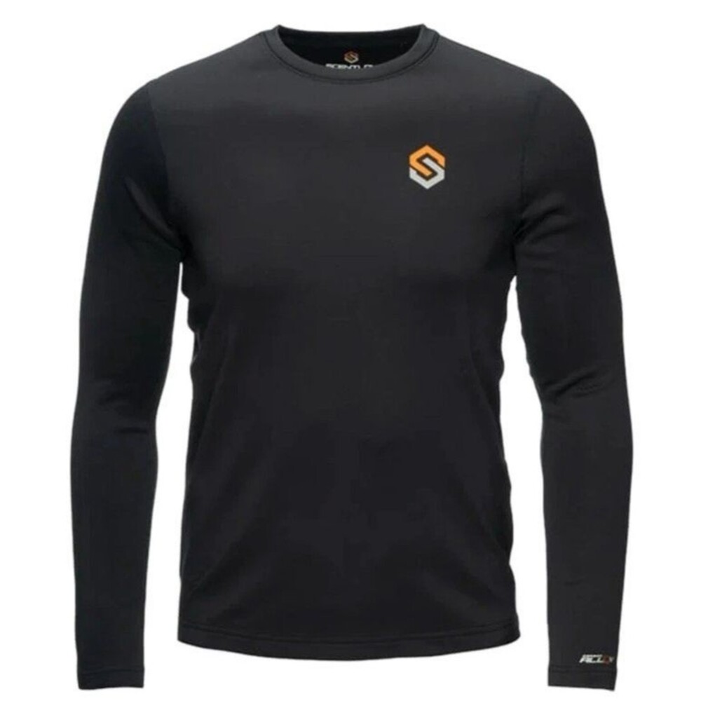NWT ScentLok Climafleece BaseSlayer Shirt Mens Medium Silver Carbon Alloy Black